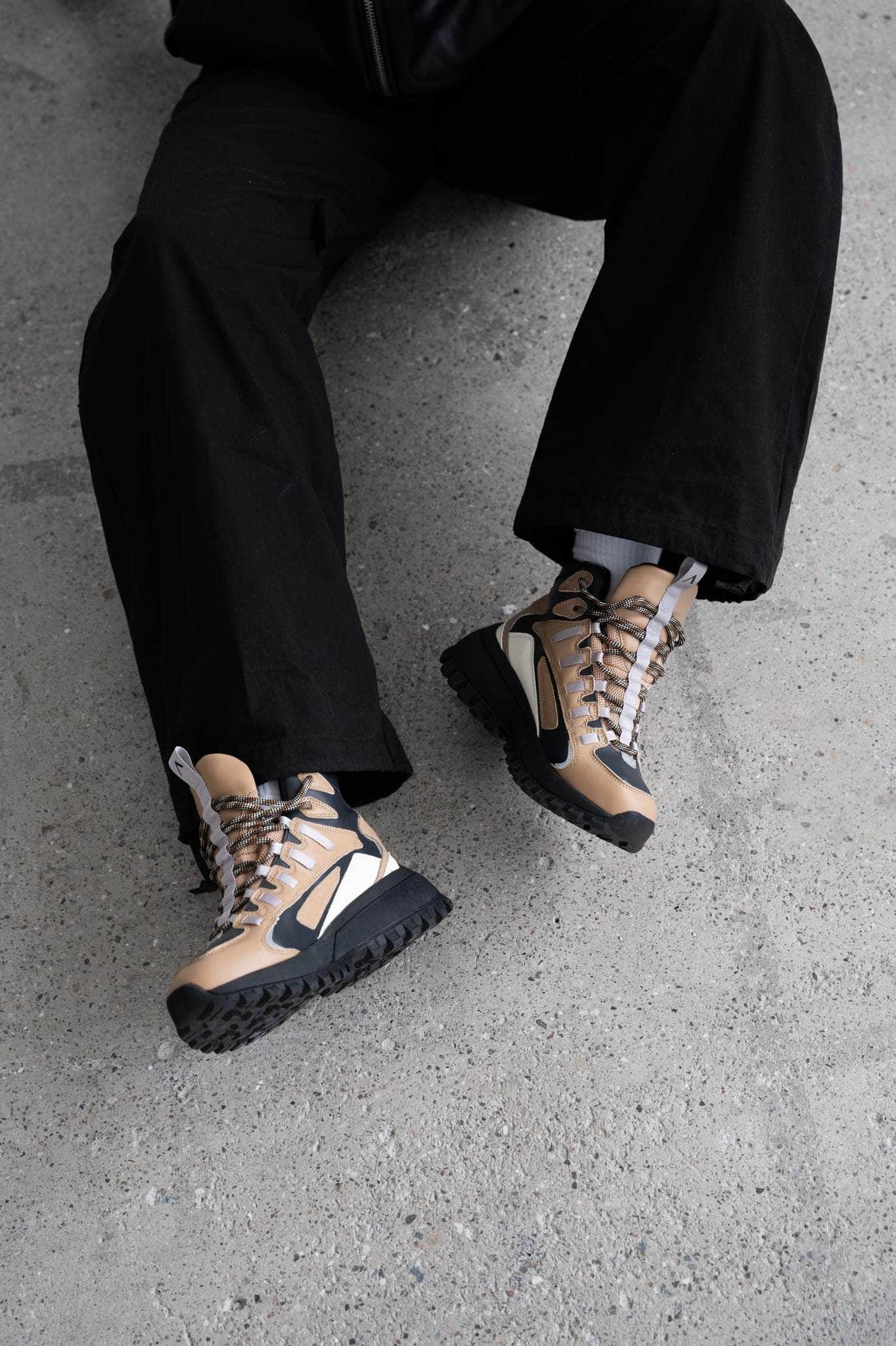 ARKK Essential Line Apaze Hightop Leather HL T-S19 | Raven Tannin | Men Apaze Hightop